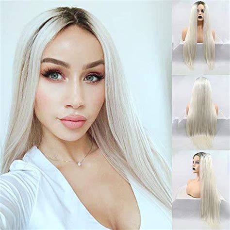 2025 Long Blonde Wig Lace Front Synthetic VS Human Post Wigsis