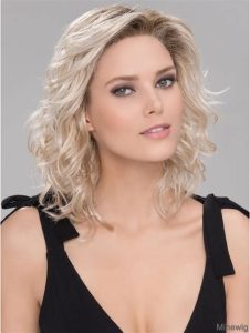 Wigs For Women: Shoulder Length Wavy Blonde Wigs VS Synthetic With ...