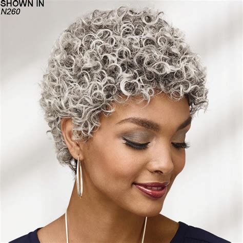 African American Wigs That Look Natural Grey Wavy 4